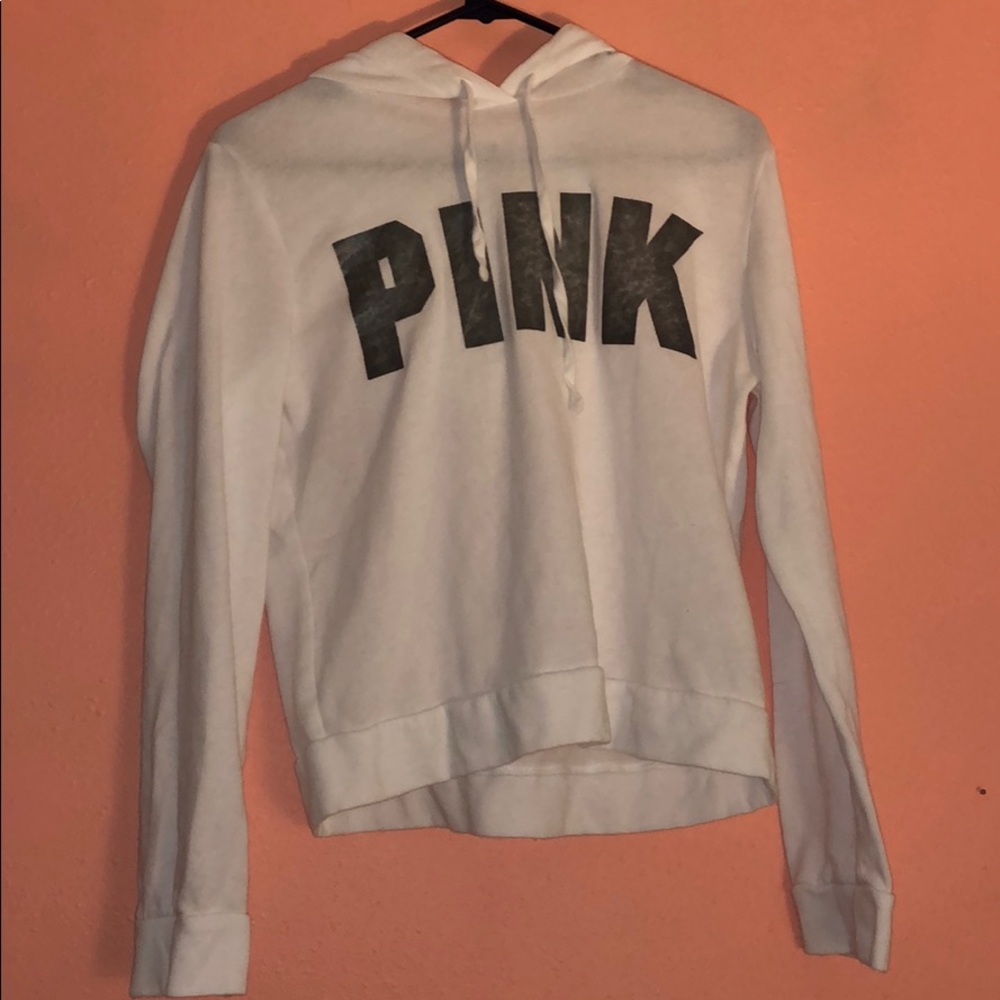 pink hoodie